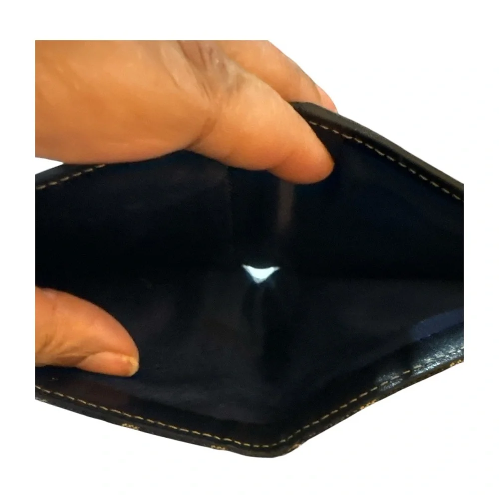 Fendi Black and Brown  Zucca Monogram canvas and leather Wallet - Picture 9 of 10